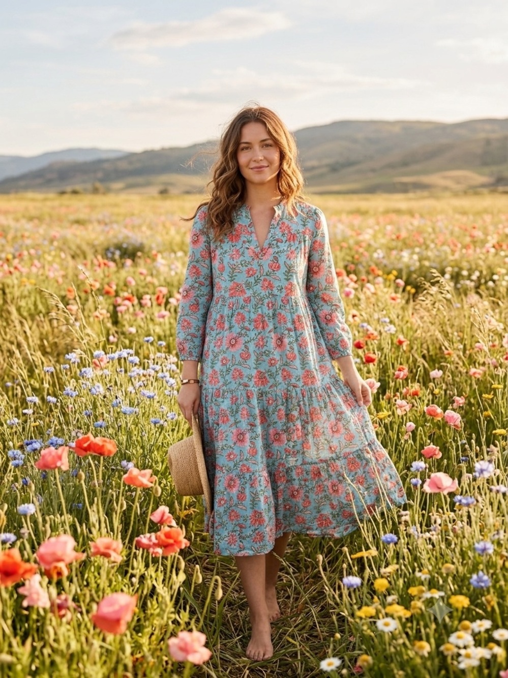 MADISON MATHEWS Dress Floral
Multicolor Small Long Sleeve